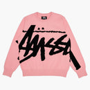 Stussy Stock Sweater Pink