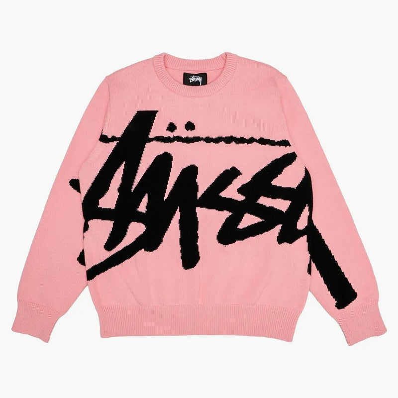 Stussy Stock svetr růžový