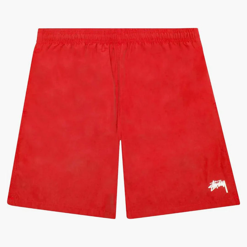 Stussy Stock Water krátká jasně červená