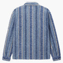 Stussy Stripe Sherpa Shirt Indigo
