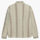 Stussy Stripe Sherpa Shirt Natural