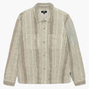 Stussy Stripe Sherpa Shirt Natural
