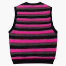 Stussy Striped Sweater Vest Pink