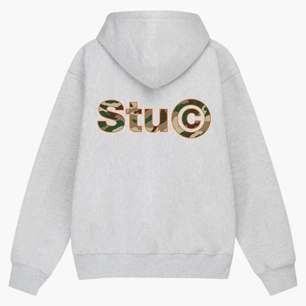 Stussy Stu C. Hoodie Ash Heather