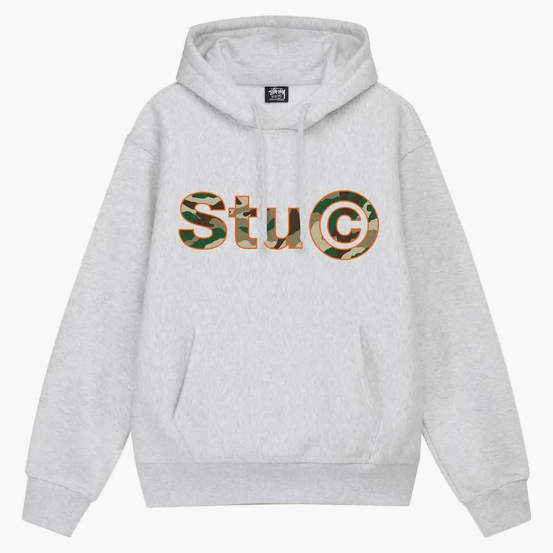 Stussy Stu C. Hoodie Ash Heather