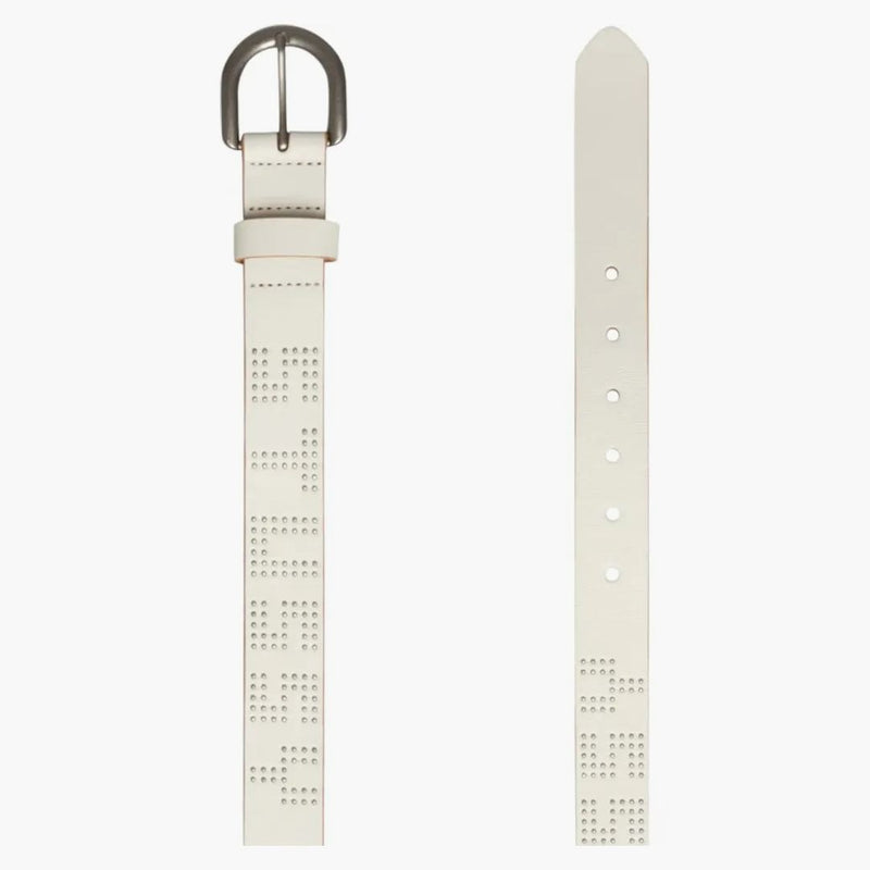 Stussy Stud Letter Belt Bone