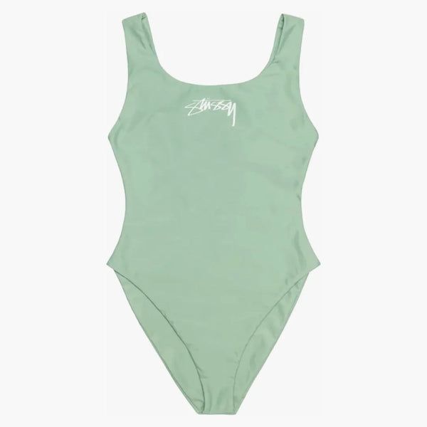 Stussy Surf Stock One Piece Swimsuit Sage