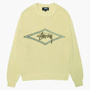 Stussy Surf Team Sweater Faded Lime