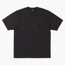 Stussy Swim Out Pigment Dyed Tee Faded Black