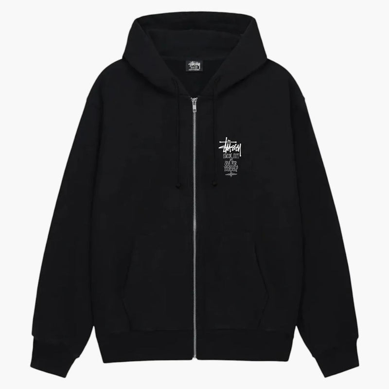 Stussy Swim Out Zip Hoodie Black