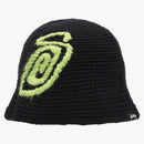 Stussy swirly s Knit Bucket has Black