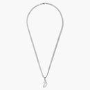 Stussy Swirly s cadena de plata esterlina de plata