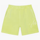 Stussy Tonal Applique Fleece Short Lime