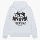 Stussy Tough Gear International Hoodie Ash Heather