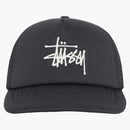 Stussy Trucker Big Basic Snapback Black