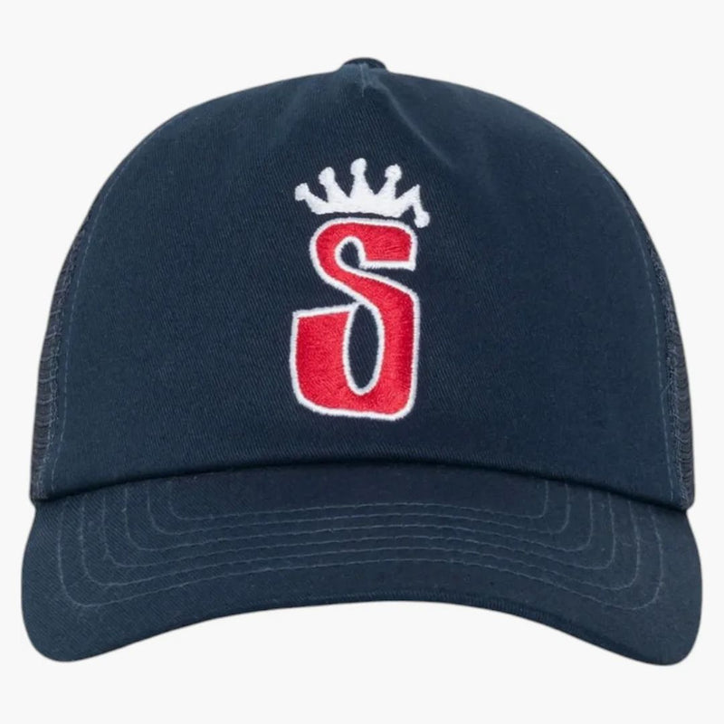 Stussy Trucker S Crown Snapback Navy