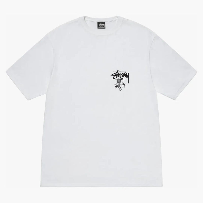 Stussy tuff stuff tea white white