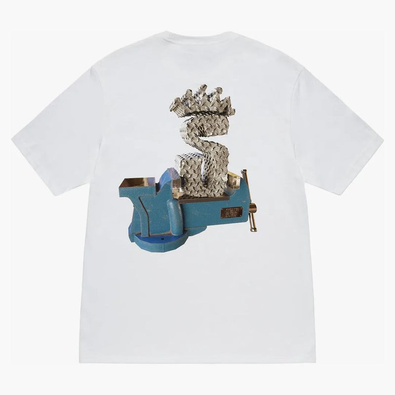 Stussy tuff stuff tea white white