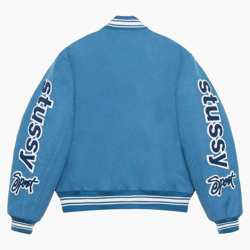 Stussy Varsity Competition Jacket Blue