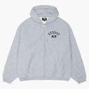 Stussy Varsity Zip Hoodie Grey Heather