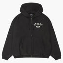 Stussy Varsity Zip Hoodie Washed Black