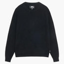 Stussy Waffle Knit Cashmere Crew Black