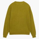 Stussy Waffle Knit Cashmere Crew Moss