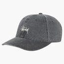 Stussy Washed Basic Cap Cap Washed Charcoal