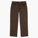 Stussy Washed Canvas Classic Jean Brown