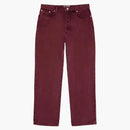 Stussy Washed Canvas Classic Jean Wine