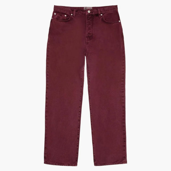 Stussy Washed Canvas Classic Jean Wine
