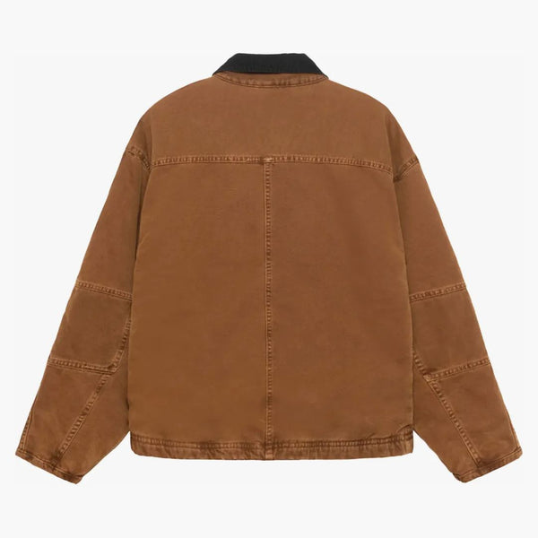 Stussy Washed Canvas Shop Jacket Bronze