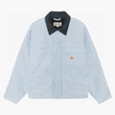 Stussy Washed Canvas Shop Jacket Light Blue