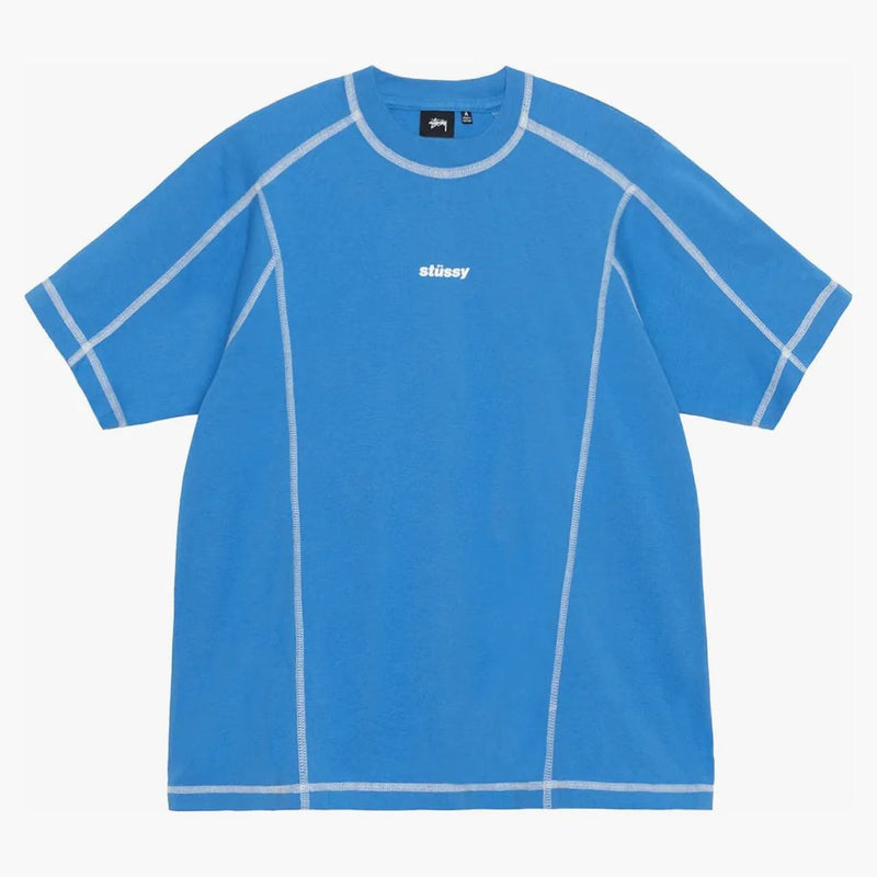 Stussy Wave Cotton Crew Blue