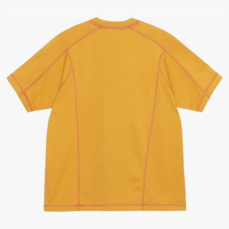 Stussy Wave Cotton Crew Mustard