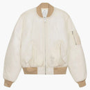 Stussy Waxed Built Bomber Jacket Cream