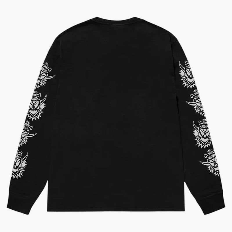 Stussy Witch Doctor Pigment Dyed L/S TEA NERO