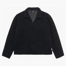 Stussy Wool Blend Sherpa Pullover Black