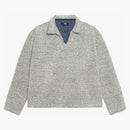 Stussy Wool Blend Sherpa Pullover Cloud