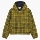 Stussy Wool Plaid Work Jacket Green