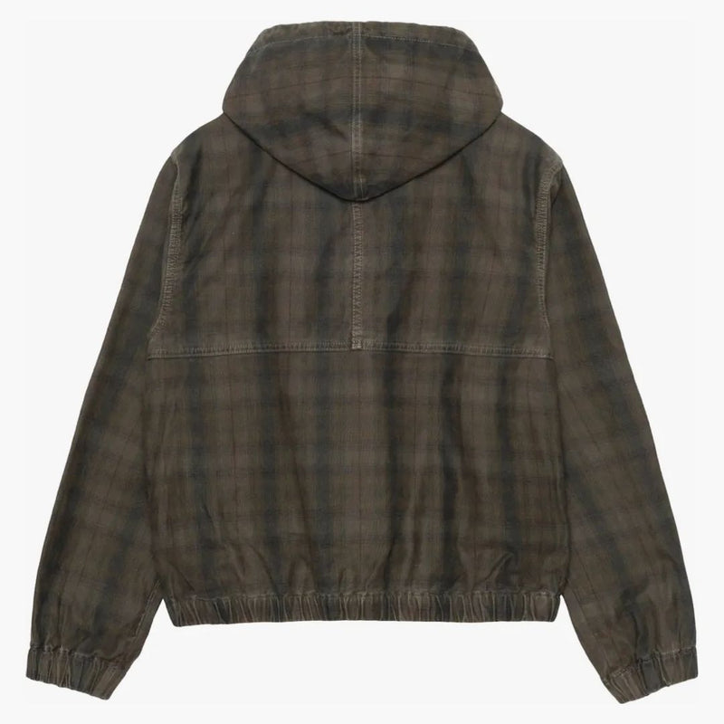 Stussy Plaid United Work Jacket Olive