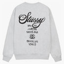 Stussy World Tour Crewneck Ash Heather