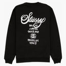 Stussy World Tour Crewneck Black