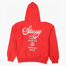 Stussy World Tour Hoodie Red
