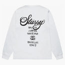 Stussy World Tour L/S TEE White