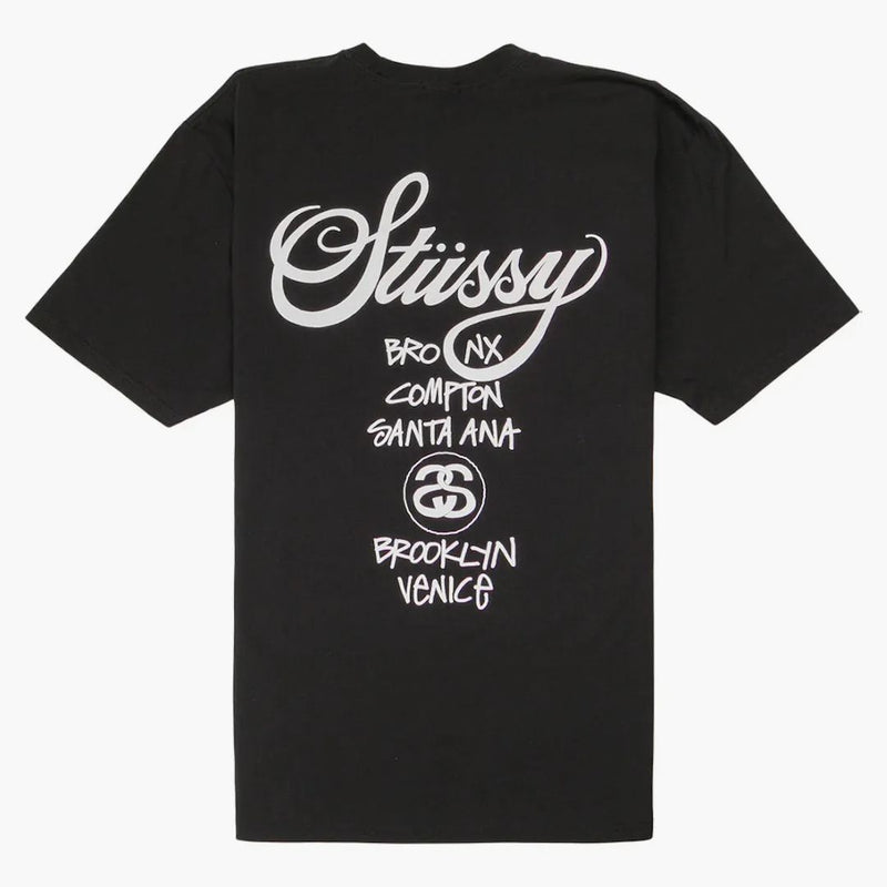 Stussy World Tour T-shirt svart