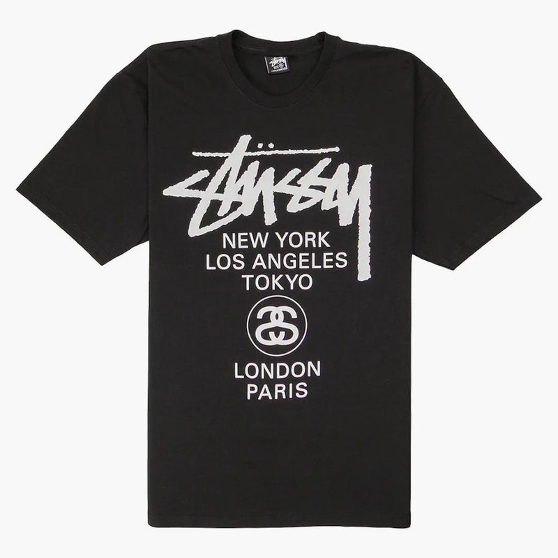 Stussy World Tour T-shirt svart