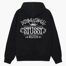 Stussy Worldwide Zip Hoodie Black