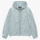 Stussy Wrinkled Nylon Beach Shell Jacket Slate