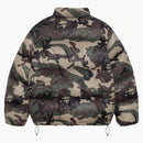 Stussy Wrinkled Nylon Down Puffer Jacket Woodland Camo
